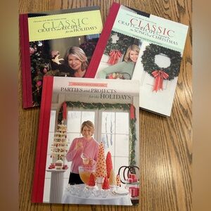 Christmas With Martha Stewart Living Volumes 4 5 & 6 Book 2001 2002 2003 Vintage